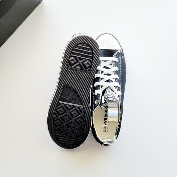 Converse CTAS Eva Lift Ox Black Natural Ivory White Youth 6 Women's 7.5 - Picture 3 of 6